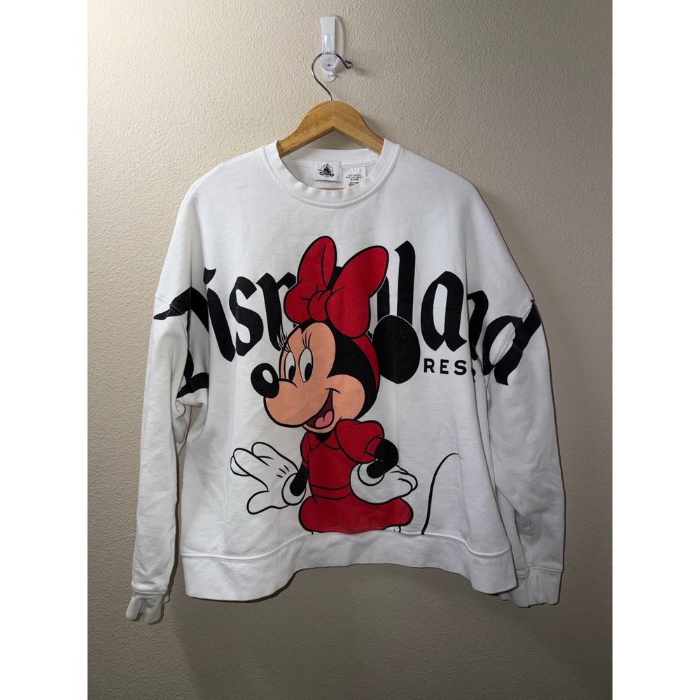 Women's Disneyland Minnie Mouse Sweatshirt Size Large